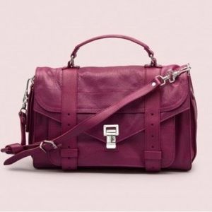 Proenza Schouler PS1 Medium Fleur De Lys berry